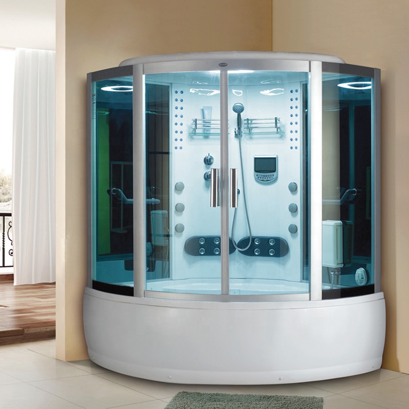 Indoor Computer Controlled 2 person Bath Steam Shower Room